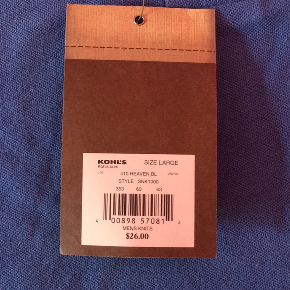 Sonoma Men’s Polo Shirt Large - Picture 4 of 8